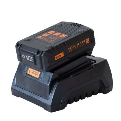 Image showing 4 th Pro-Series 5 pc. Combo Kit and Impact Driver Set with a 20V Rechargeable Battery and a Rechargeable Battery