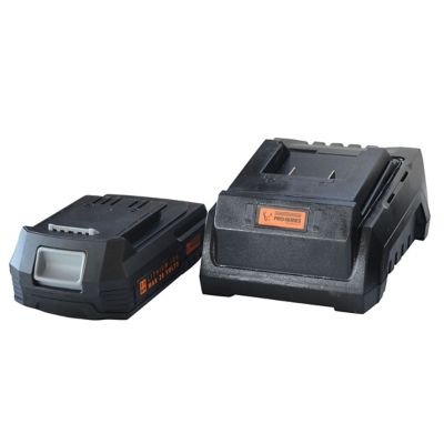 Image showing  20V Lithium Ion Rechargeable Battery and Quick Charger
