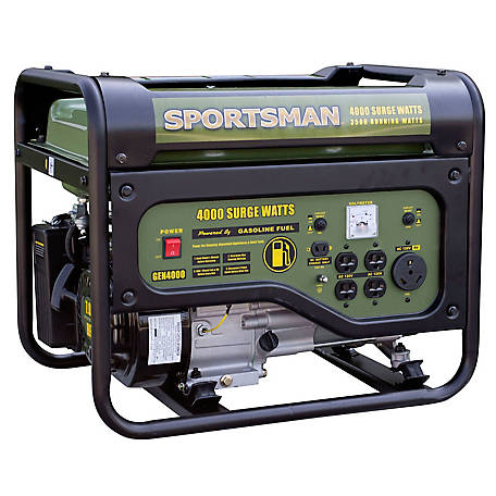 Sportsman 4,000/3,500-Watt Gasoline Powered Portable Generator with RV Outlet, 50 State Compliant Sportsman 4,000/3,500-Watt Gasoline Powered Portable Generator with RV Outlet, 50 State Compliant