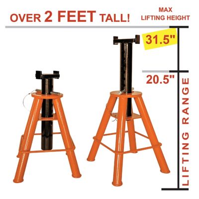 Image showing  10-Ton Medium Height Jack Stand, 2 pk.