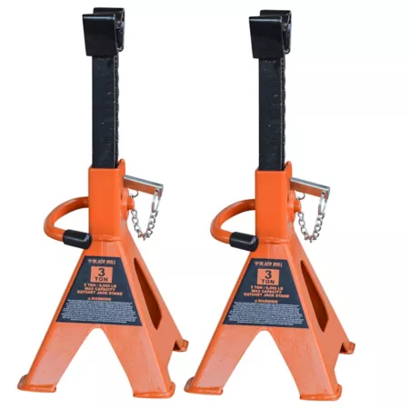 Black Bull 3 Ton Capacity Jack Stand Set 2 Pack Jack Stands