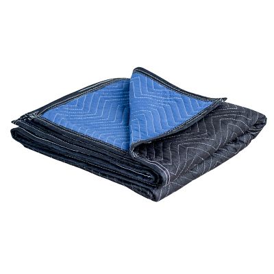 Image showing  72 x 80 in. Non-Woven Moving Blanket With Hand Roll Stretch Film, 6-Pack