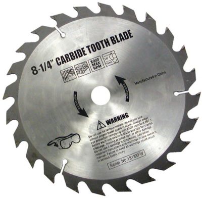 Buffalo Tools 8-1/4 in. Carbide Circular Saw Blade