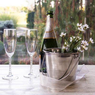 Image showing  0.5 gal. Stainless Steel Bucket Set, 6 pc.