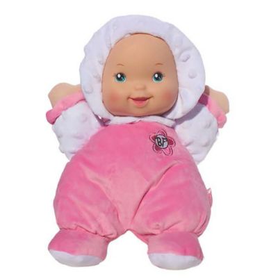 Image showing 1 th Baby's First Goldberger 12 in. Soft Body Baby Doll Minky Pink