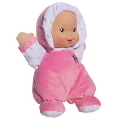 Image showing 5 th Baby's First Goldberger 12 in. Soft Body Baby Doll Minky Pink