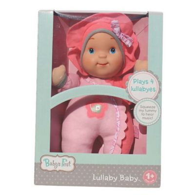 Baby's First Goldberger 12 in. Soft Body Lullaby Baby Doll Pink