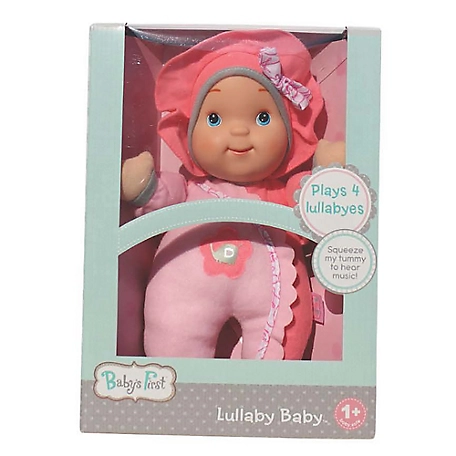Baby's First Goldberger 12 in. Soft Body Lullaby Baby Doll Pink