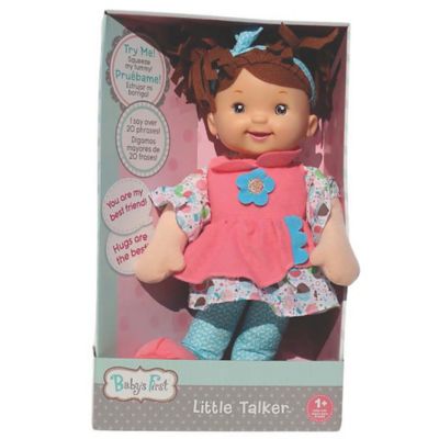 Baby's First Goldberger 14 in. Soft Body Little Talker Bi-Lingual (English-Spanish)