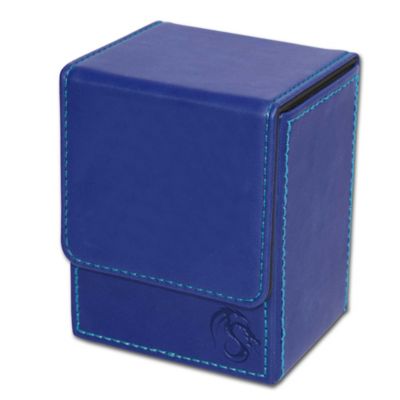 BCW Padded Leatherette Deck Case - LX - Blue