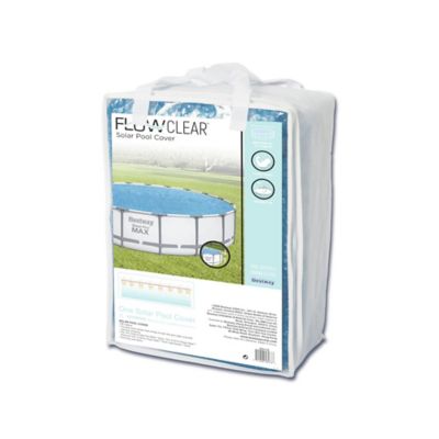 Image showing  18 Foot Round Above Ground Swimming Pool Solar Heat Cover