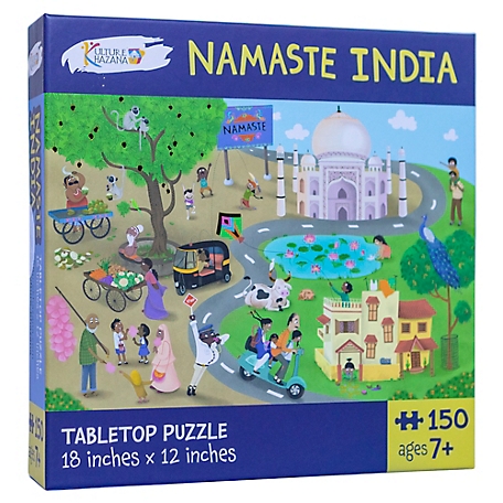 Kulture Khazana Namaste India Tabletop Puzzle - 150 Piece