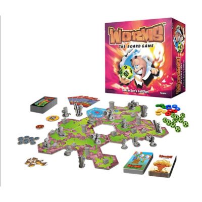 Image showing : Worms: The Board Game, Age 10+, 2-6 Player