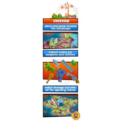 Image showing : Worms: The Board Game, Age 10+, 2-6 Player