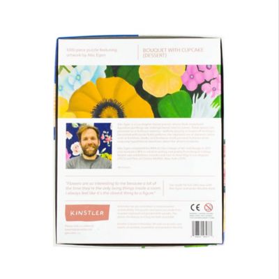 Image showing  Bouquet with Cupcake (Dessert) - 1000 pc. Puzzle