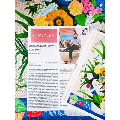 Image showing  Bouquet with Cupcake (Dessert) - 1000 pc. Puzzle