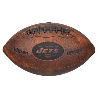 NFL New York Jets 9 in. Throwback Vintage Football