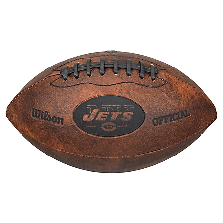 NFL New York Jets 9 in. Throwback Vintage Football