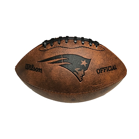NFL New England Patriots 9 in. Throwback Football