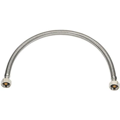 Homewerks Faucet Supply Line Braided Stainless Steel 1/2 in. IPS X 1/2 in.