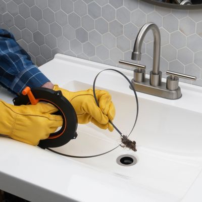 Image showing 6 th Plumbcraft Sink Cleaner 1/4 in. x 20 ft. Clears 1-1/4 in. to 2 in.