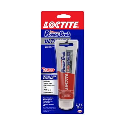 Loctite Power Grab Express Ultimate Construction Adhesive Squeeze Tube Clear 2.8 oz.