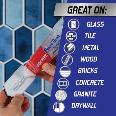 Image showing  2.8 oz. Power Grab Express Ultimate Construction Adhesive Squeeze Tube, Clear