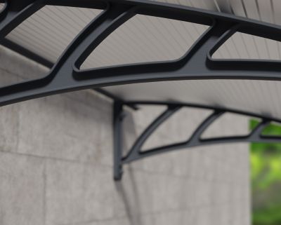 Image showing  8 ft. x 3 ft. Neo 2360 Awning, Gray/Clear