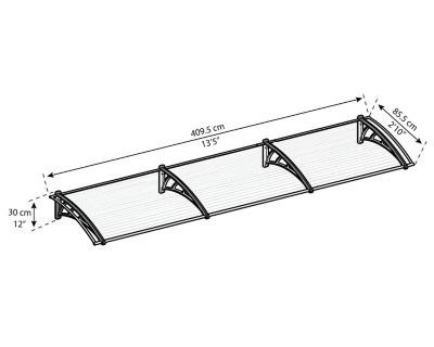 Image showing  Neo 4050, 13 x 3ft. Awning