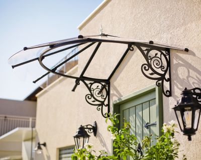 Image showing 7 th Canopia by Palram Lily 1780, 6 ft. x 4 ft. Awning, Clear