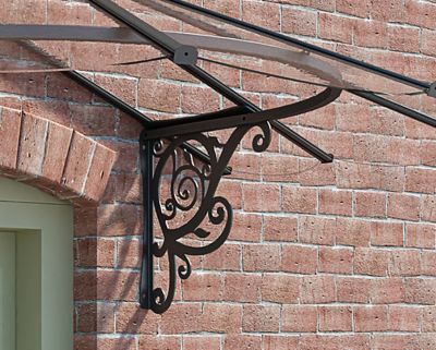 Image showing 8 th Canopia by Palram Lily 1780, 6 ft. x 4 ft. Awning, Clear