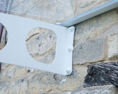 Image showing 5 th Canopia by Palram Bordeaux 4460, 15 x 4ft. Awning, Clear