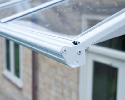 Image showing 7 th Canopia by Palram Bordeaux 4460, 15 x 4ft. Awning, Clear