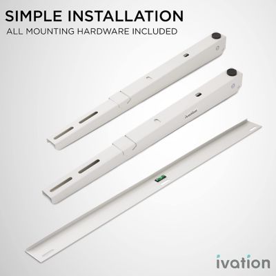 Image showing 5 th Ivation Outdoor Split Air Conditioner Bracket, Heavy-Duty Wall Mount Universal AC Support Bracket