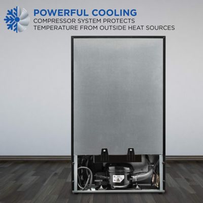 Image showing 5 th Ivation 101-Can Capacity Beverage Refrigerator, Freestanding Mini Fridge with Glass Door