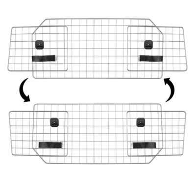 Image showing 9 th JUMBL Dog Barrier for SUV's, Cars and Vehicles, 35.5 in., Heavy-Duty, Adjustable Pet Barrier, Universal Fit