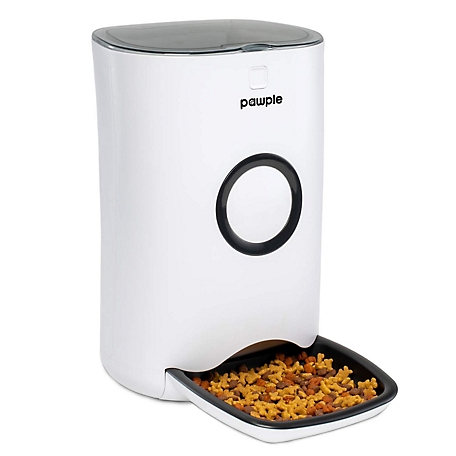Pawple Automatic Pet Feeder with Portion Control, Voice Recording & Programmable Up to 4 Meals a Day