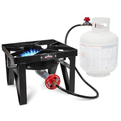 Hike Crew 220,000 BTU Single Burner Portable Gas Stove with Flame Air Control & Adjustable Hose