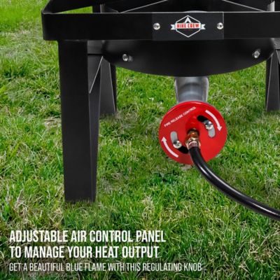 Image showing 5 th Hike Crew 220,000 BTU Single Burner Portable Gas Stove with Flame Air Control & Adjustable Hose