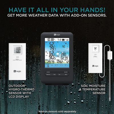 Image showing  7-in-1 Wireless Weather Station with 4-Day Forecast, Wi-Fi, Solar Cell & Display Console