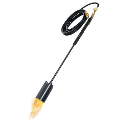 Ivation 500,00 BTU Propane Torch, Heavy-Duty Weed Burner W/10' Hose, Flame Control & Flint Ignitor