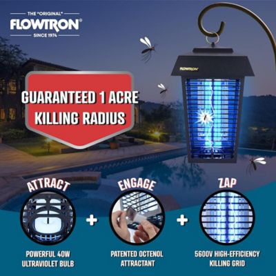 Image showing  Bug Zapper, Mosquito Zapper with 1 Acre of Coverage, 40W Bulb & 5600V Killing Grid