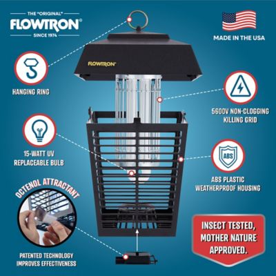 Image showing  Bug Zapper, Mosquito Zapper with 1/2 Acre of Coverage, 15W Bulb & 5600V Killing Grid
