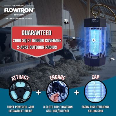 Image showing  Diplomat Fly Control Device, 120-Watt Bug Zapper Covers 1200 Sq.Ft