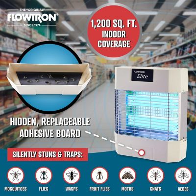 Image showing 6 th Flowtron Electronic Fly/Insect Killer, Indoor 80 W Bug Zapper with 1,200 sq. ft. of Coverage Area