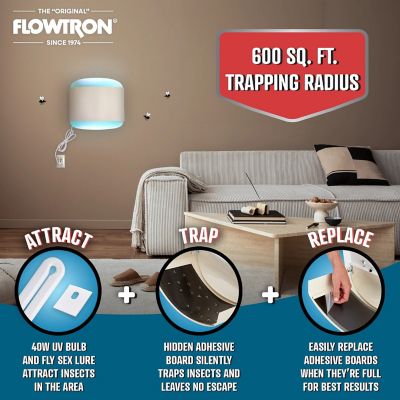 Image showing  Galaxie Electronic Fly Killer, Wall Sconce 40W Fly Zapper, Covers 600 sq. ft