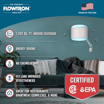Image showing  Indoor Sconce Fly Killer, 80 W Fly Zapper, Covers 1,200 sq. ft.
