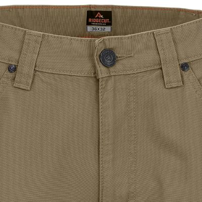 Image showing 4 th Ridgecut Men's Relaxed Fit Mid-Rise Canvas Utility Pants