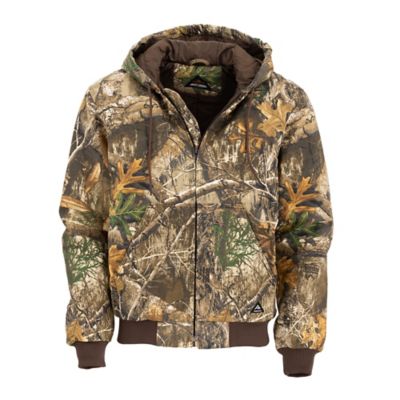 Ridgecut Men's Quilt-Lined Hooded Insulated Camo Jacket