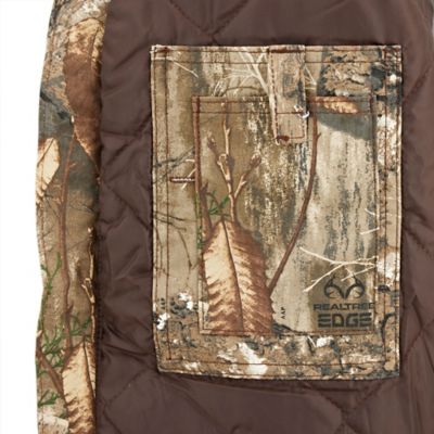Image showing 7 th Ridgecut Men's Quilt-Lined Hooded Insulated Camo Jacket